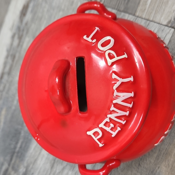 Lego Red Kettle Penny Pot Bank - Picture 3 of 6